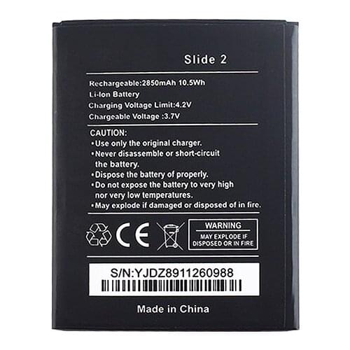For Wiko Slide 2 Battery 2850mAh High Capacity Replacement Backup Battery Long Standby Time for Wiko Slide 2 In Stock