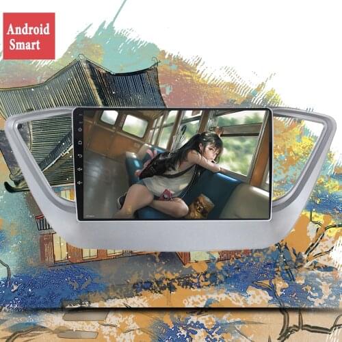 Car Radio Multimedia Video Player Navigation GPS Android For solaris hyundai no dvd 2 din 2012 2013 2017 2018 verna Head Unit