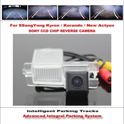 Car Rear Camera For SSangYong Kyron/Korando/New Actyon HD Parking Intelligentized Dynamic Guidance CAM