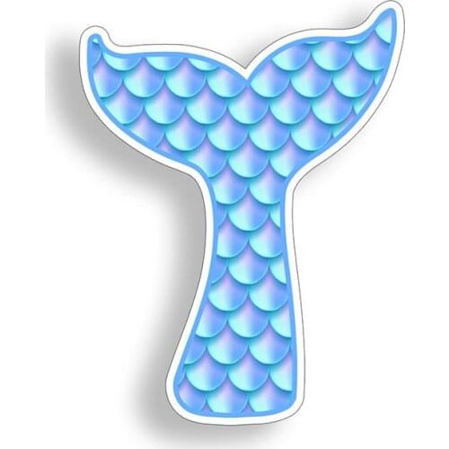 Mermaid Tail Sticker Car Laptop Cup Cooler 4" Window Bumper Vinyl Decal MT2