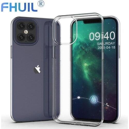 2020 Transparent Phone Case for iPhone 12 Pro Max Ultra-thin Slim Soft Tpu Silicone Protection Case For iPhone 12 Back Cover