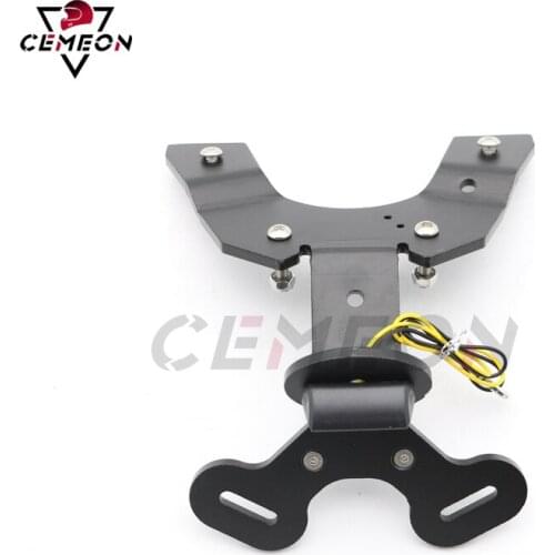For Motorcycle Suzuki GSXR600 GSXR750 2015-2017 modified license plate frame rear license plate frame rear fender bracket