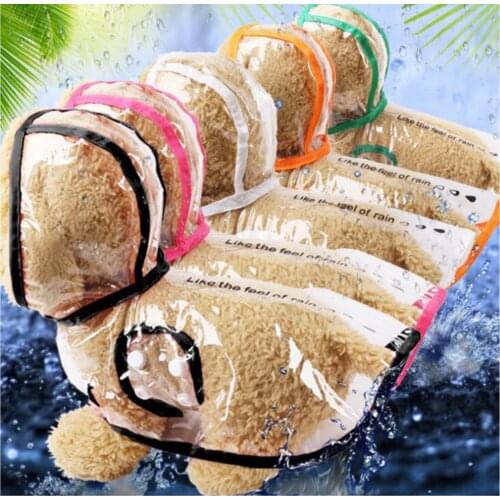 Pet Dog Raincoat Clothes Waterproof Dogs Jacket and Coat Water Resistant Clothing for Cats Accessories Animal Cloth Supplies
