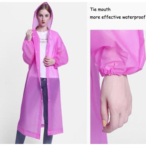 Adult Raincoat Women Men Rain Clothes covers Impermeable Rainwear Waterproof Hooded Rain Coat