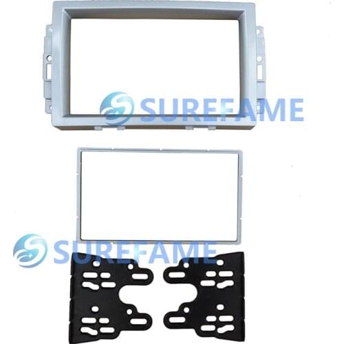 Facia for Chrysler 300C 2005-07 Dodge Charger Jeep Grand Cherokee Commander Patriot Radio Install Panel Dash Kit Fascia Bezel