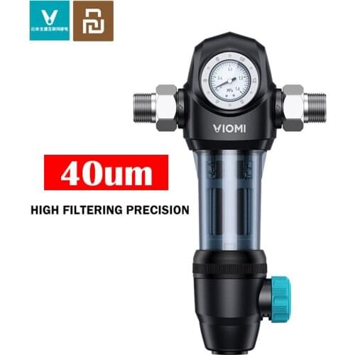 Youpin VIOMI Water Pre-Filter Water Purifier Reusable Sediment Purification Prefilter Home Water Filter System Pressure Monitor