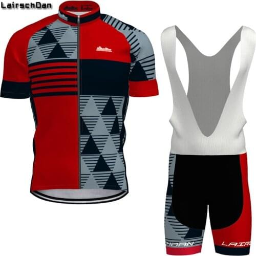 LairschDan 2020 Men Cycling Set 9D Gel Pad Bike Shorts Suit Ropa Ciclismo Summer Quick Dry Bicycle Clothes Wielren Kleding Heren