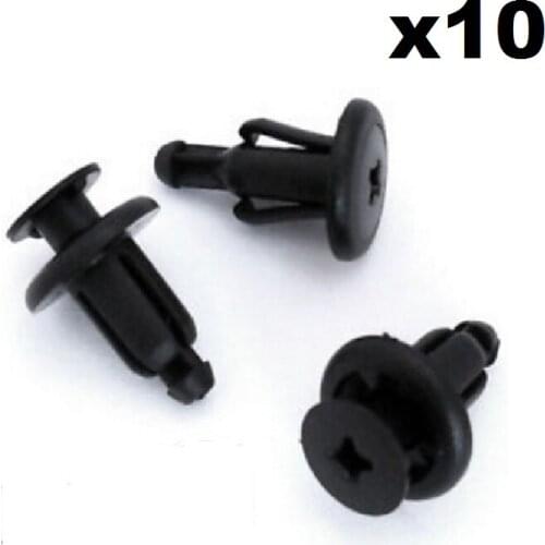 Easy Removal For Honda Kawasaki For BMW Motorbike Fairing Panel Plastic Trim Clips 7mm