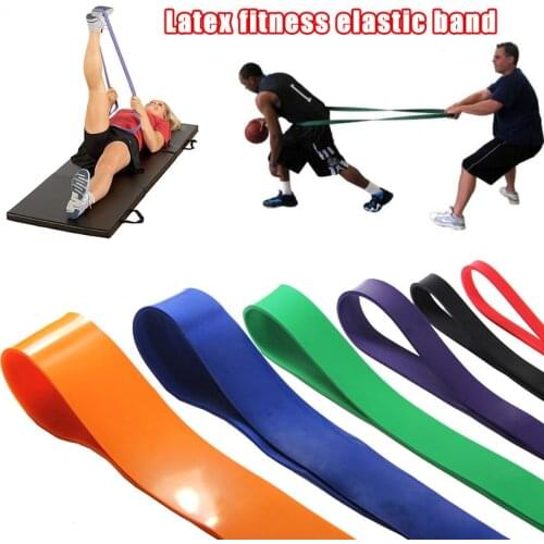 Hot Latex Tension Ring Fitness Elastic Rope Strength Training Belt For Fitness Exercise Yoga sy998