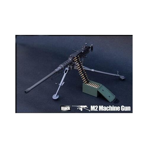 1/6 model ZY Toys-M2 Browning heavy machine gun (black painted), miniature gun model, collectibles, military enthusiasts, war me