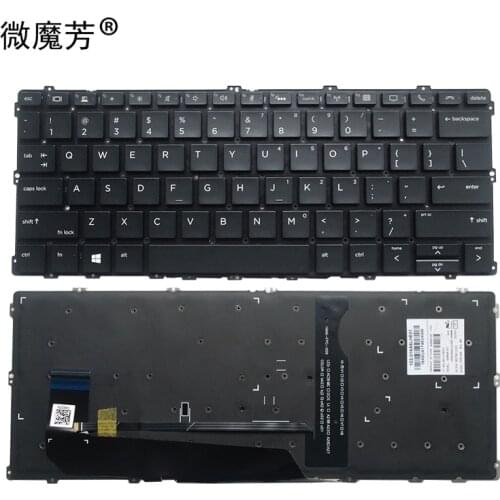 New Notebook Replacement keyboards for HP EliteBook X360 1030 G2 US keyboard BACKLIT 904507-001