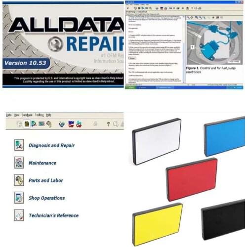 2021 New Hot Selling Alldata High Quality V10.53 Alldata Software In 750GB HDD usb3.0 Hard Disk Drive Alldata Diagnostic Tools