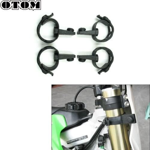 OTOM 4pcs Motorcycle Headlight Straps Headlight Fairing Rubber Straps Dirt Bike Headlamp Fix Brackets Straps For KTM XCW EXCF