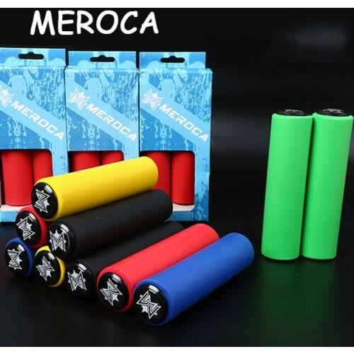 MTB Bicycle Grips Silicone Handlebar grip 130mm Anti Anti Ultra Light handlebar Grips Cover End Plugs Mountain Bike Grip Part