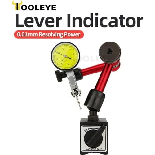 Measuring Probes Lever Dial Indicator Electric Magnetic Holder Stand Dial Gauge Distance Micrometer Measuring Tools Bore Gauge