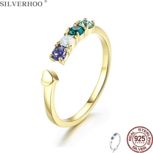 SILVERHOO Punk Rings