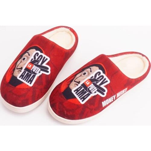 Slippers paper house man woman lady flip flops sandal