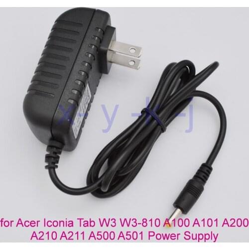 12V 1.5A US PlugTablet Charger for Acer Iconia Tab W3 W3-810 Aspire Switch 10 A100 A101 A200 A210 A211 A500 A501 Power 50PCS