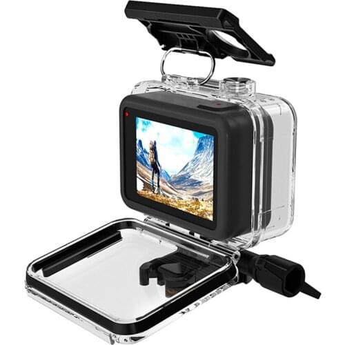 For Gopro Hero 8 Black 60m Waterproof Cover Protective Case Full Protection Action Camera Spare Parts