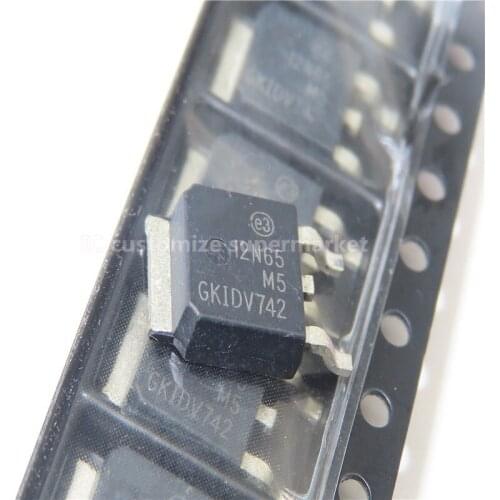 10PCS/LOT NWE 12N65M5 STD12N65M5 TO-252 650V 12A SMD Transistor