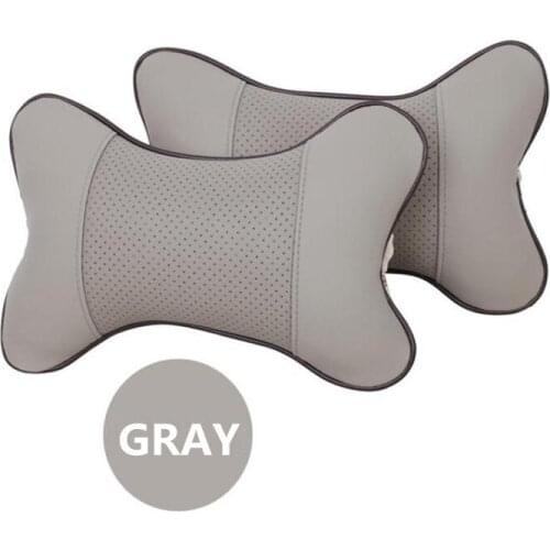 2Pcs Car Seat Head Neck Pillow Rest Safety Cushion Support Pillow Headrest Pad For Peugeot 206 207 208 307 308 407 408 508 2008