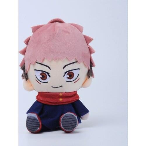 Anime Jujutsu Kaisen Itadori Yuji Gojo Satoru Plush Plushie Kawaii Doll Cute Stuffed Gojo Kugisaki Anime Figure Toy Plush 15cm