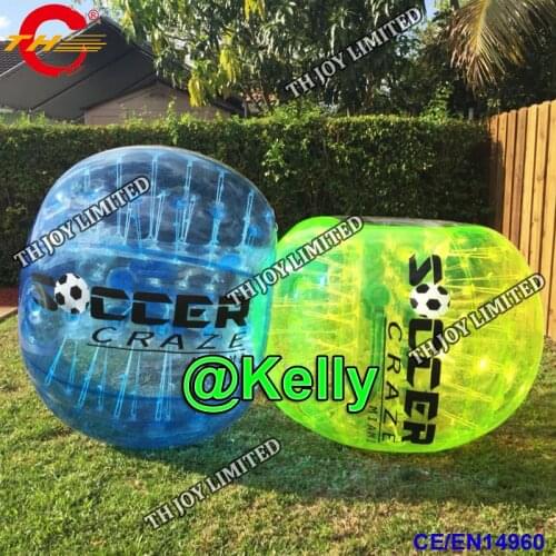 Free door shipping 0.8mm pvc durable inflatable body bubble ball for sale, commercial inflatable bubble ball body bumper balls