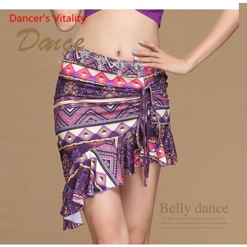More Colors New Womens Belly Dance Skirt fishtail Skirt Professional Wrapped Spandex Belly Dance Short Skirts