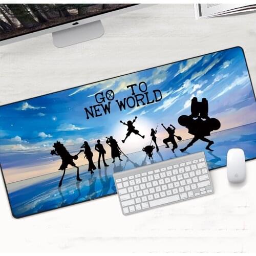 Large Anime Gaming Mouse Pad XL Gamer Accessories Computer Mousepad Rubber Soft Padmouse Desk Keyboard Mice Mat For One Piece