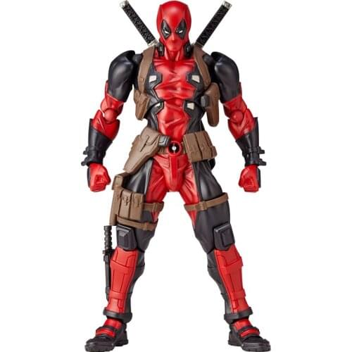 16CM Marvel Avengers Toy Deadpool Spiderman Wolverine Action Figure Dolls Boy PVC Anime Ornaments Model Toy for Children Gift