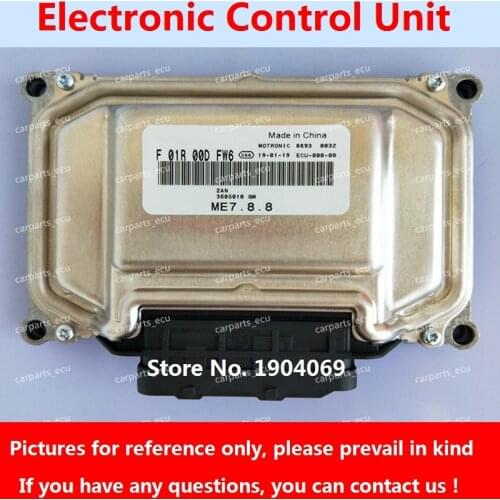 F01R00DFW6 F01RB0DFW6 3605010 ME7 ECU Electronic Control Unit F01R00DDR4 T11-3605010GC F01RB0DDR4 For Chery Tiggo Car