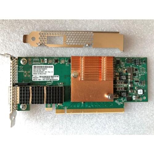 HP Intel 829334-B21 841703-001 100GB 1-port OP101 Omin-Path QSFP28 X8 PCIE