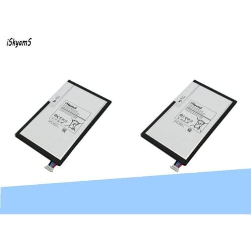 ISkyamS 2x 4450mAh T4450E Replacement Battery For Samsung Galaxy Tab 3 8.0 T310 T311 T315 SM-T310 SM-T311 E0288 E0396 Batteries