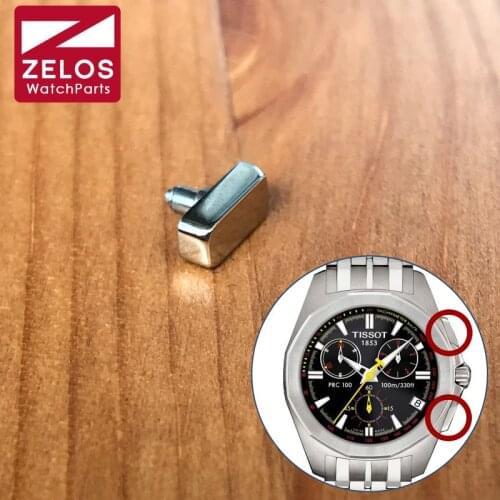 Watch button for Tissot T-Sport PRC100 watch pusher