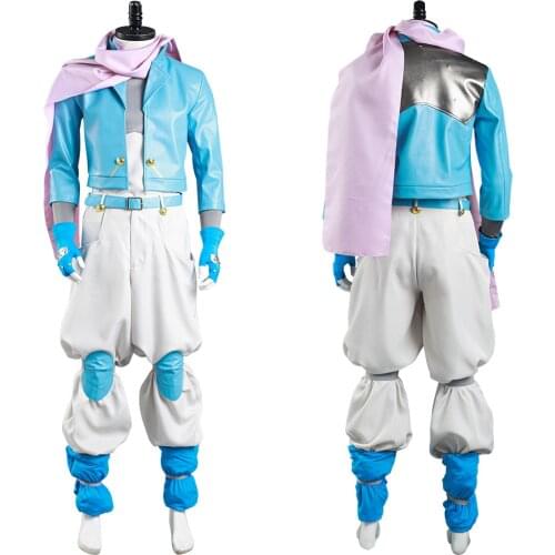 JoJo‘s Bizarre Adventure Cosplay Caesar Anthonio Zeppeli Cosplay Costume Outfits Coat Pants Halloween Carnival Suit