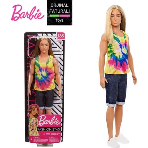 Barbie Handsome Ken Dolls DWK44-GHW66 Birthday Gifts For Girls