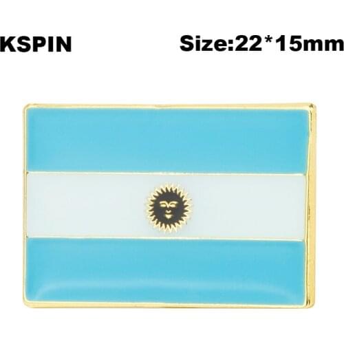 Argentina Badge Symbol Pin Metal Badges Decorative Brooch Pins for Clothes Brooch Jewelry XY0747
