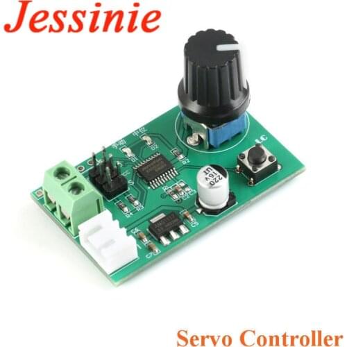 MG995 SG90 Servos Knobs Control Module Dual Servo Serial Port Motor Drive Controller Board Steering Gear Debugging Module