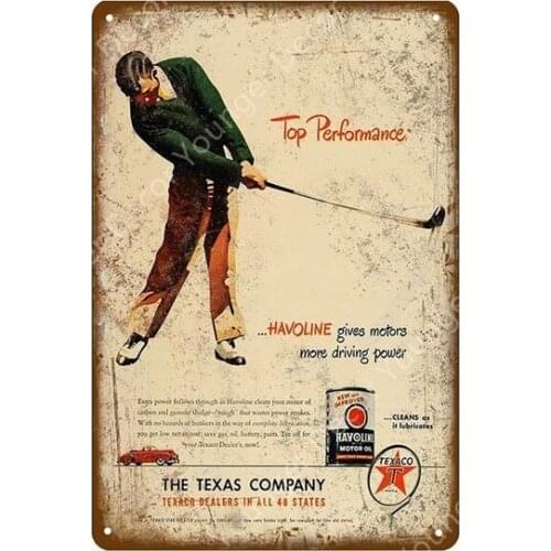 Motorcycles Car Motor Oil Metal Tin Signs Gulf Gas Oil Wall Poster Garage Decor Vintage Metal Painting YI-181