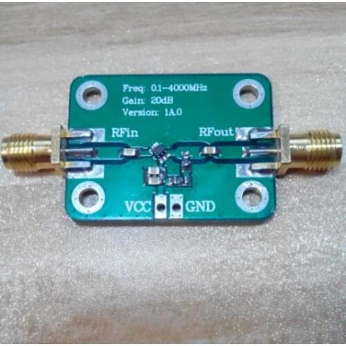 New 0.1-4GHz Low-power microwave radio frequency wideband amplifiers 0.1-4000MHz gain: 20dB