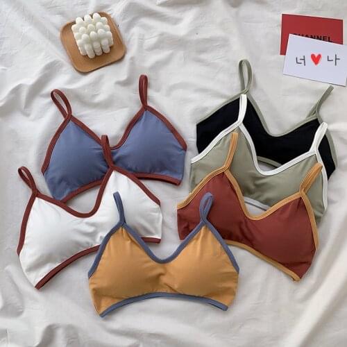 New lingerie sexy sling tube top wrapped chest girl sports underwear beautiful back bra