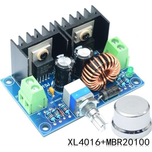 8A High Power XL4016E1 DC-DC Step-down Module 1.25-36V Adjustable DC Voltage Regulator Board
