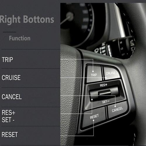 For Hyundai ix25 Creta Steering Wheel Button 1.6L 2.0L Right Side Phone Cruise Control Button
