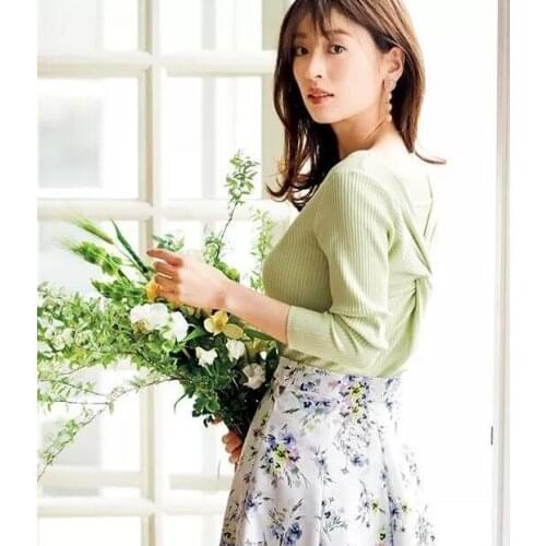 V-Neck Pullover Backless Crossover Sweater Women Office Lady Autumn Women Sweaters Knitting Loose Female Fashion Winter Sweaters