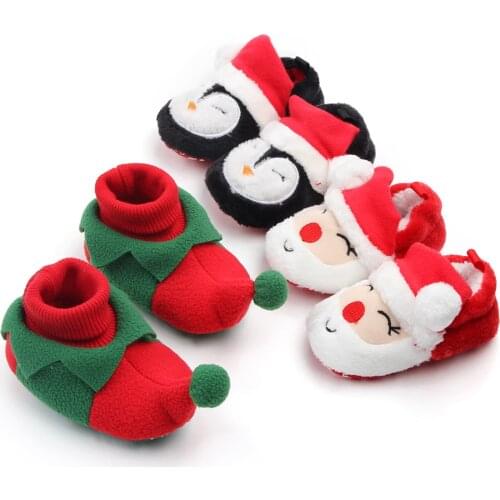 Toddler Infant Baby Girls Boys Christmas Plush Animal Shoes Prewalker Sneakers Warm Shoes Girls Shoes Sneakers Kids Soft Shoes
