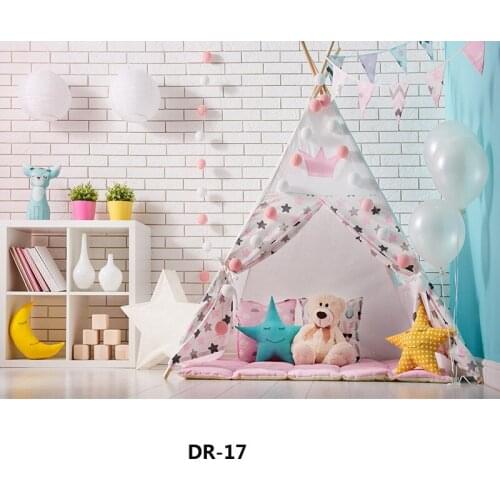 SHENGYONGBAO Art Fabric Custom Photography Backdrops Prop Brick Wall and wood Planks theme Photo Studio Background DR-02