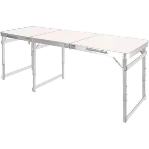 180*60CM Strengthen Folding Aluminum Alloy Table Portable Adjustable height Barbecue Table Camping Table Picnic Desk