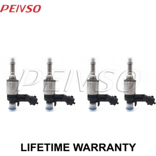 4x 0261500226 FB5E-9F593-AA GDI fuel injector for FORD MUSTANG 2016 2.3L L4 Turbocharged