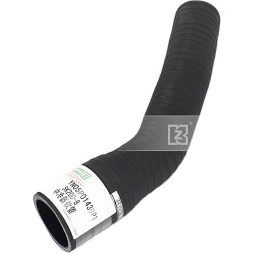 For excavator parts Kobelco SK200-8 intercooler hose engine rubber intake pipe YN05P01439P1