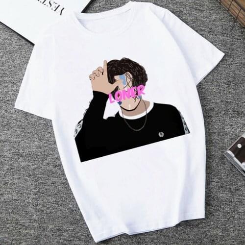 Hip-hop Yungblud printed T-shirt women 2021 summer short-sleeved T-shirt hip-hop casual T-shirt women clothes T-shirt Harajuku